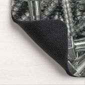 collectie met metalen schroefdraad muismat (Hoek)