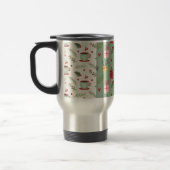 Collectie met platte kerstpatronen reisbeker (Links)