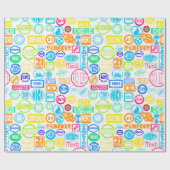 Collectie met rimpelvulling cadeaupapier (Vlak)