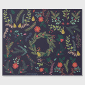 Collectie met stijl met kerstmis H Cadeaupapier (Vlak)