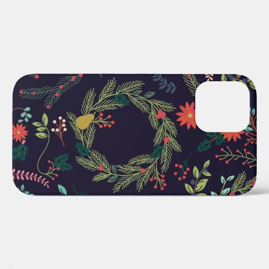 Collectie met  stijl met kerstmis H Case-Mate iPhone Case (Achterkant (horizontaal))