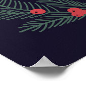 Collectie met  stijl met kerstmis H Poster (Hoek)