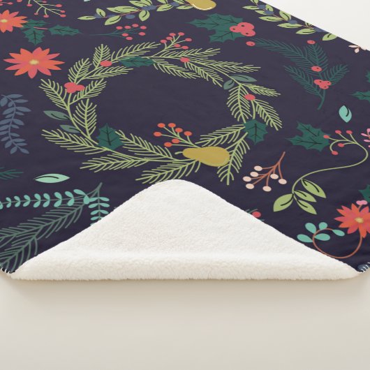 Collectie met  stijl met kerstmis H Sherpa Deken (3/4)