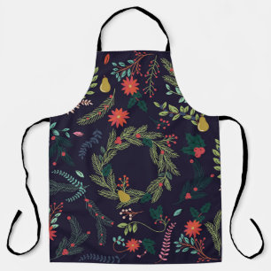 Collectie met  stijlhand met kerstmis H Schort