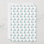 Collectie met witte kerst feestdagenkaart (Achterkant)