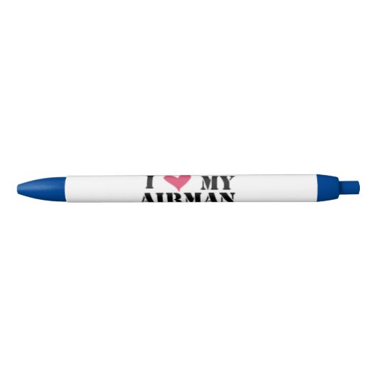 Collectie militaire cadeaus blauwe inkt pen (Voorkant)