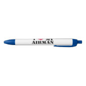 Collectie militaire cadeaus blauwe inkt pen (Bodem)