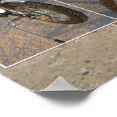  Collectie motorfiets, 36 x 24 matte Poster (Hoek)