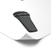 Collectie muziekinstrument poster (Hoek)