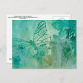 collectie "Mystical Garden - Waterfall" Briefkaart (Voorkant / Achterkant)