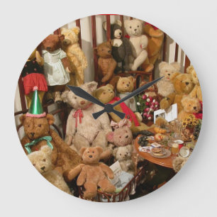 Collectie Old Teddy Bears Grote Klok