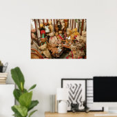 Collectie Old Teddy Bears Poster (Thuiskantoor)