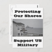 collectie "Onze kusten beschermen" Briefkaart (Voorkant / Achterkant)