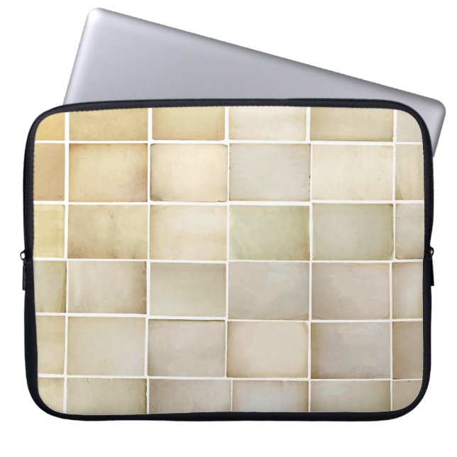  collectie: oude document reeks. laptop sleeve (Voorkant)