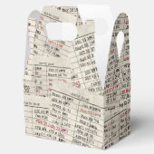 Collectie oude mediawisselaar bedankdoosjes (Geopend)