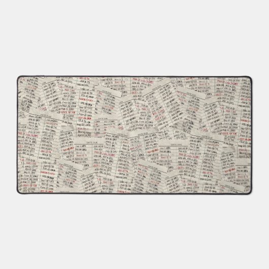 Collectie oude mediawisselaar bureaumat (Voorkant)