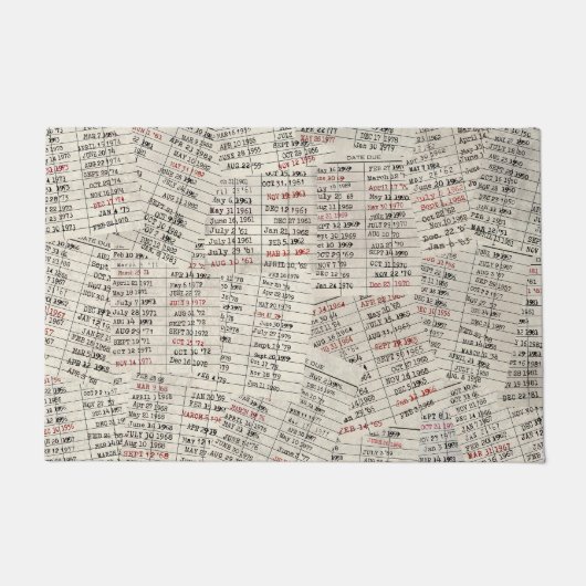 Collectie oude mediawisselaar deurmat (Voorkant)