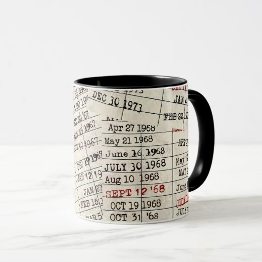 Collectie oude mediawisselaar mok (Voorkant rechts)