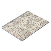 Collectie oude mediawisselaar notitieboek (Linkerzijde)