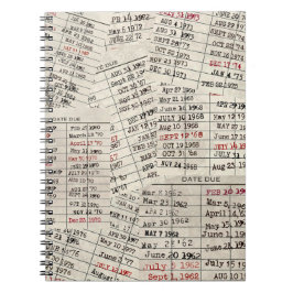 Collectie oude mediawisselaar notitieboek