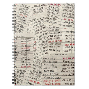 Collectie oude mediawisselaar notitieboek