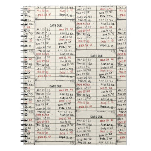 Collectie oude mediawisselaar notitieboek