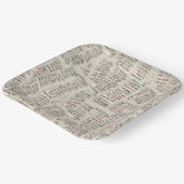 Collectie oude mediawisselaar papieren bordje (Gebogen)