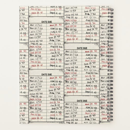 Collectie oude mediawisselaar planner (Achterkant)