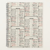 Collectie oude mediawisselaar planner (Voorkant)