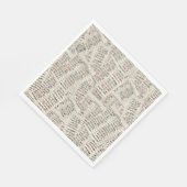 Collectie oude mediawisselaar servet (Hoek)