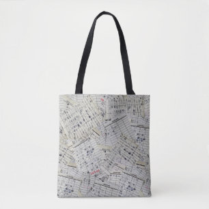 Collectie oude mediawisselaar tote bag