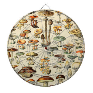 Collectie paddenstoel dartbord