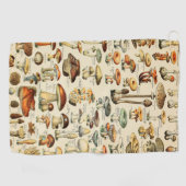 Collectie paddenstoel  golfhanddoek (Horizontaal)