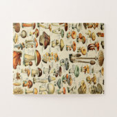 Collectie paddenstoel legpuzzel (Horizontaal)