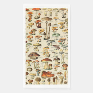 Collectie paddenstoel servet