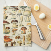 Collectie paddenstoel  theedoek (Quarter Fold)