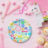 Collectie papier met rimpelvormig Bord (Feest)