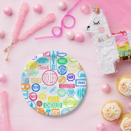 Collectie papier met rimpelvormig Bord (Feest)