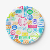 Collectie papier met rimpelvormig Bord (Voorkant)