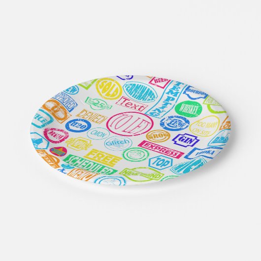 Collectie papier met rimpelvormig Bord (Gekanteld)