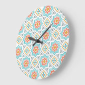 Collectie Patronen en clipart | Naadloos decoratie Grote Klok (Hoek)