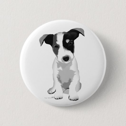 Collectie "Pilou" création illustration Ronde Button 5,7 Cm (Voorkant)