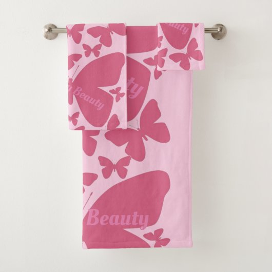 Collectie Pink Princess Bad Handdoek (Insitu)
