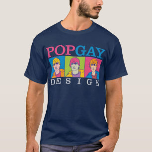 COLLECTIE POPGAY Design Logo T-shirt