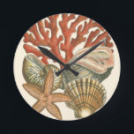 Collectie Ronde Klok<br><div class="desc">Deze kunstdrukvertoningen scherpe,  levendige afbeeldingen met een hoge graad van kleurennauwkeurigheid. Haal vandaag je zeemijdende collectie in deze  afdruk. Het mooie rode koraalrif en heerlijke zeester zullen geweldig zijn op elk product.</div>