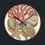 Collectie Ronde Klok<br><div class="desc">Deze kunstdrukvertoningen scherpe,  levendige afbeeldingen met een hoge graad van kleurennauwkeurigheid. Haal vandaag je zeemijdende collectie in deze  afdruk. Het mooie rode koraalrif en heerlijke zeester zullen geweldig zijn op elk product.</div>