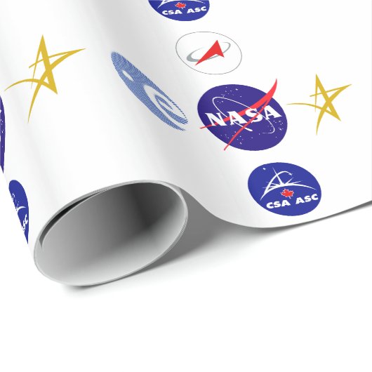 Collectie Ruimteagentschap-Logo Cadeaupapier (Rol Hoek)