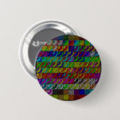 Collectie ruimteslepels ronde button 5,7 cm (Voorkant /achterkant)