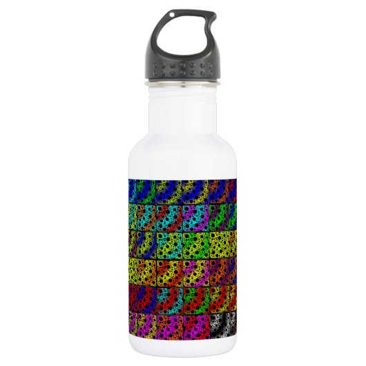 Collectie ruimteslepels waterfles  (Voorkant)