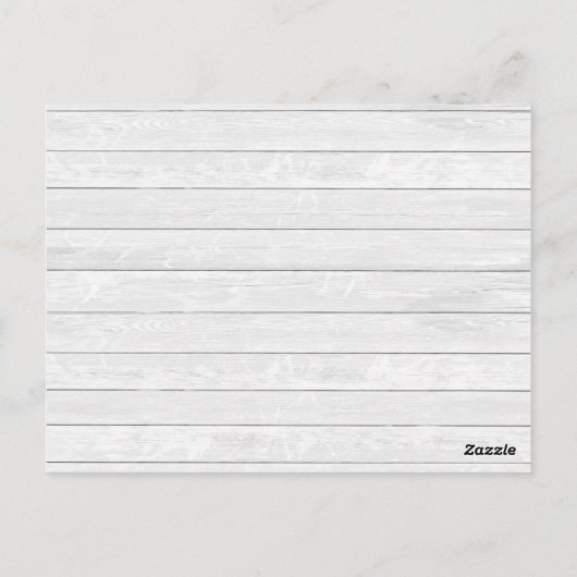 Collectie | Rustic Holiday Recipe Kaart (Achterkant)